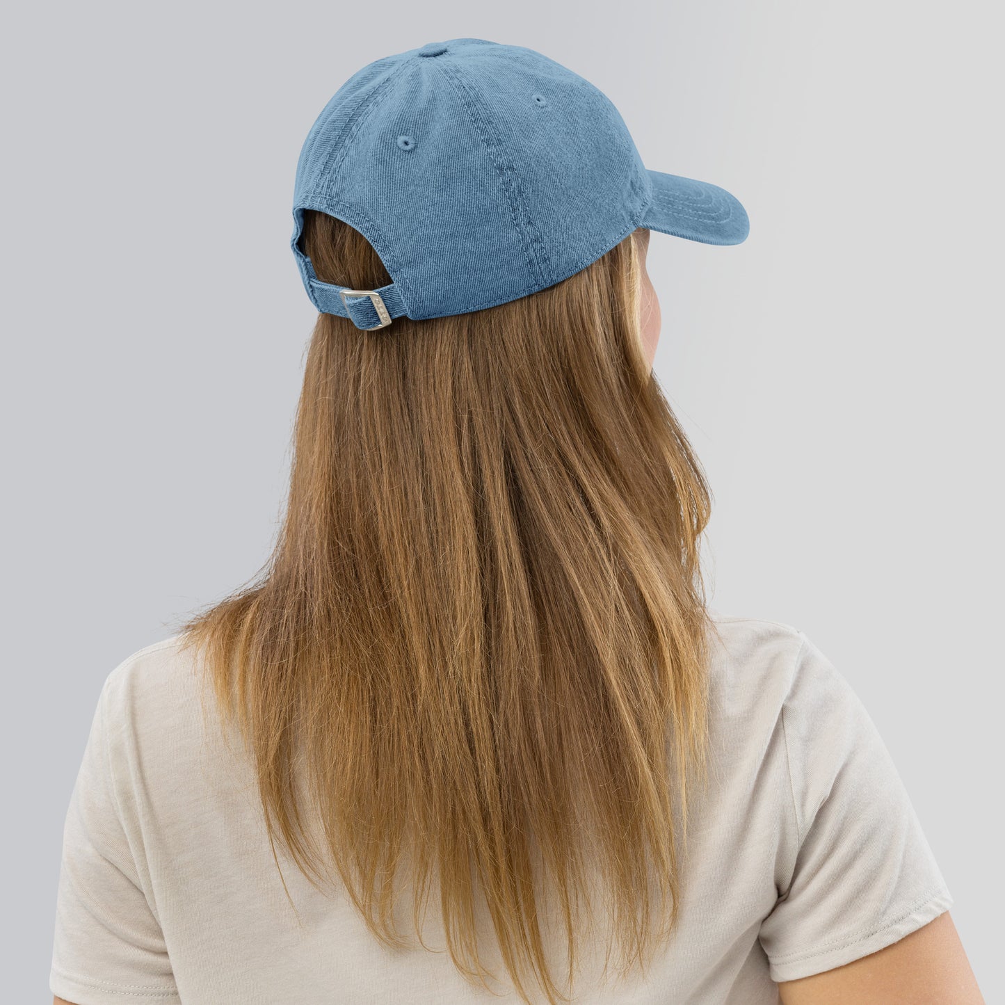 Embroidered Denim Hat