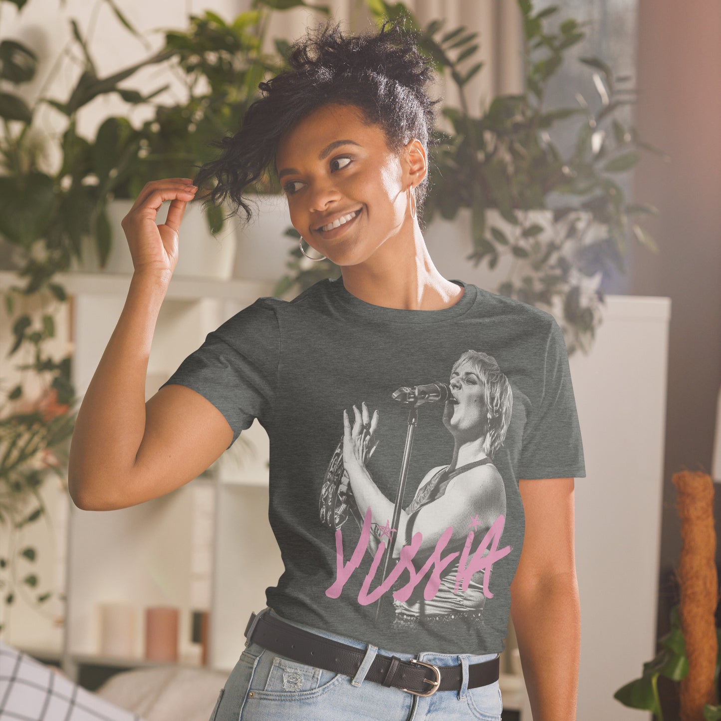 Live, With Pleasure T - Pink