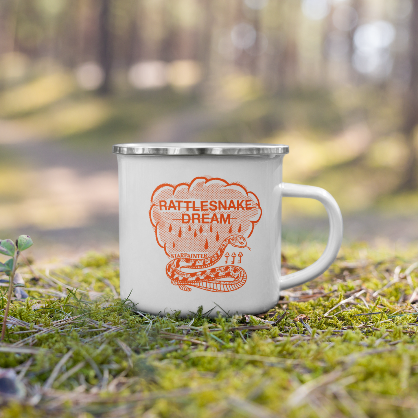 Rattlesnake Dream Enamel Mug