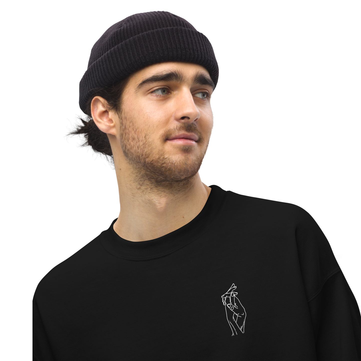 Do Not Go Gentle Crew Neck Sweatshirt | Black