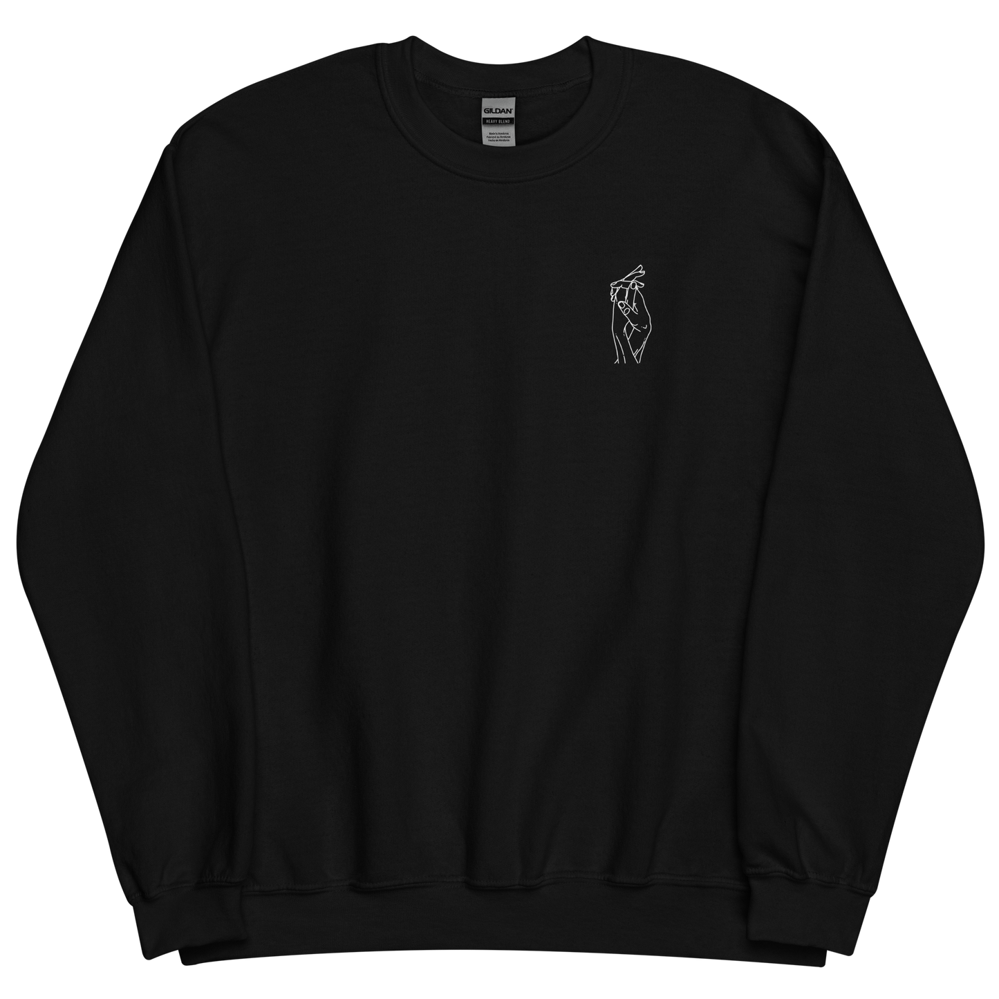 Do Not Go Gentle Crew Neck Sweatshirt | Black