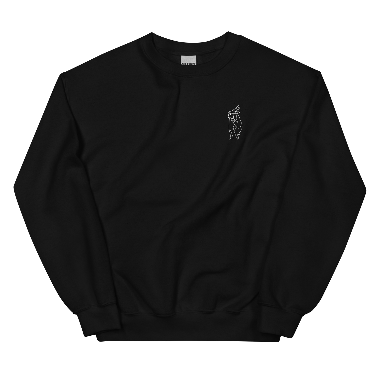 Do Not Go Gentle Crew Neck Sweatshirt | Black