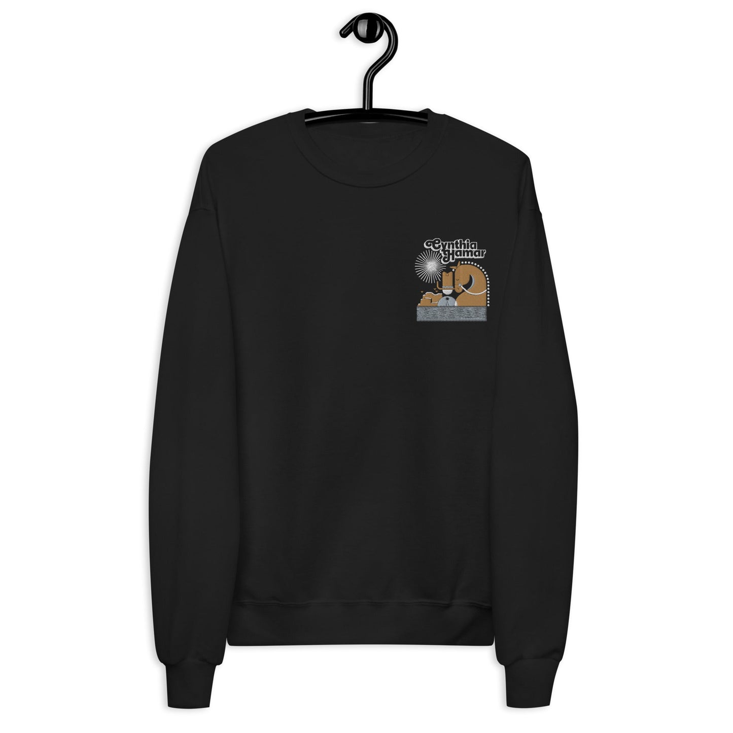Embroidered "Cowboy" | Unisex Fleece Sweatshirt