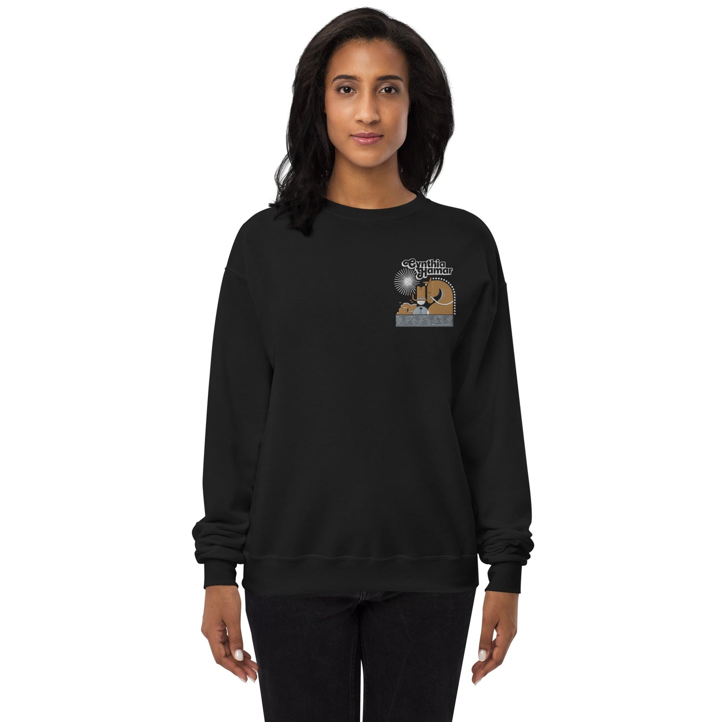 Embroidered "Cowboy" | Unisex Fleece Sweatshirt