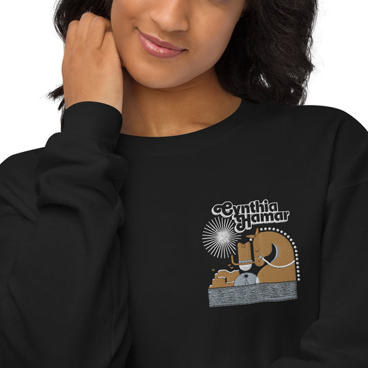 Embroidered "Cowboy" | Unisex Fleece Sweatshirt