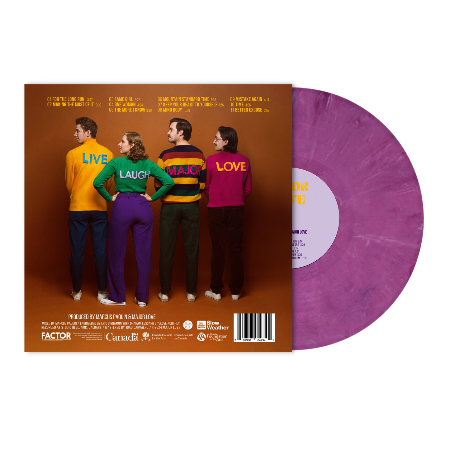 Live, Laugh, Major Love - Limited Edition Lavender Vinyl Pack!