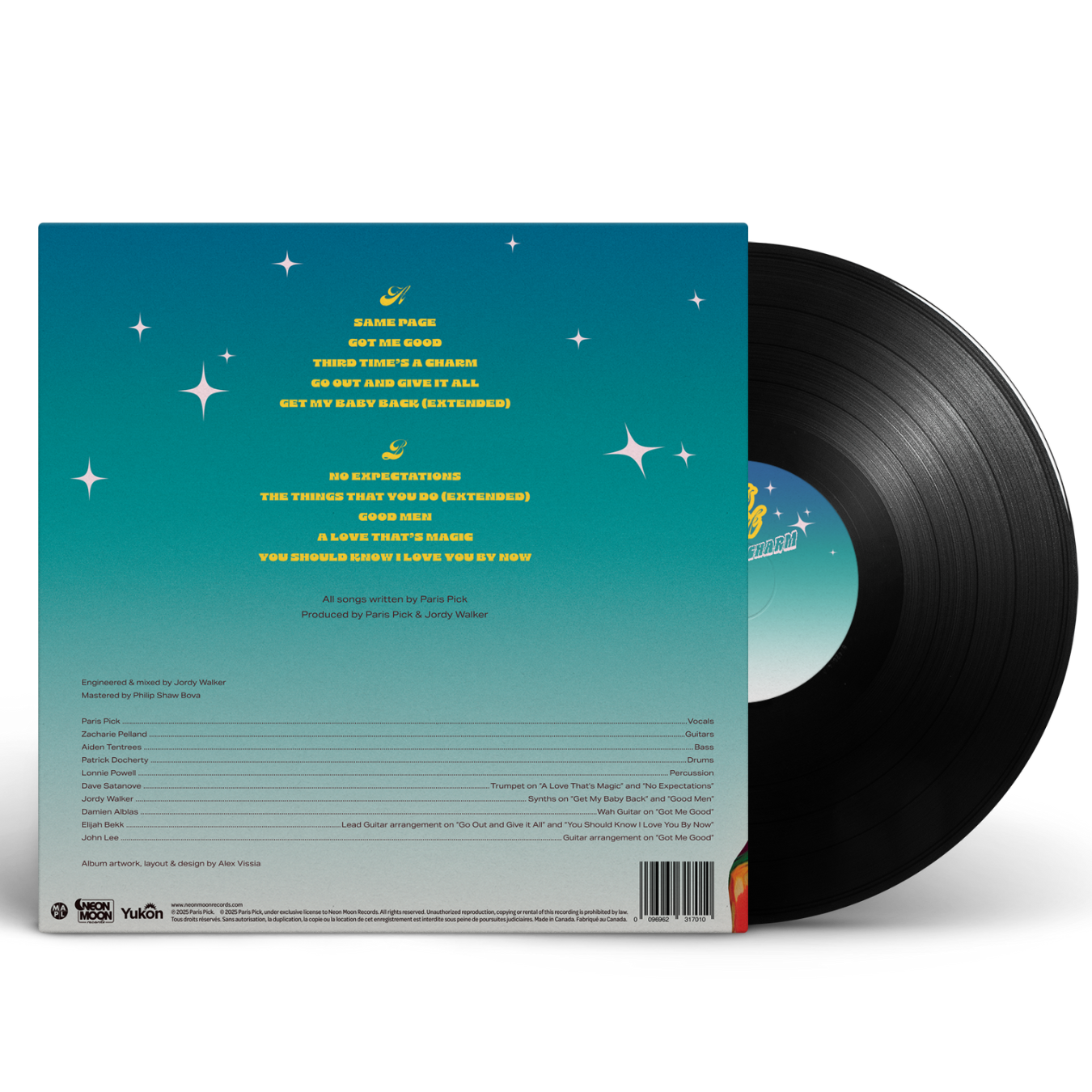 Third Time’s a Charm 12” LP - Black